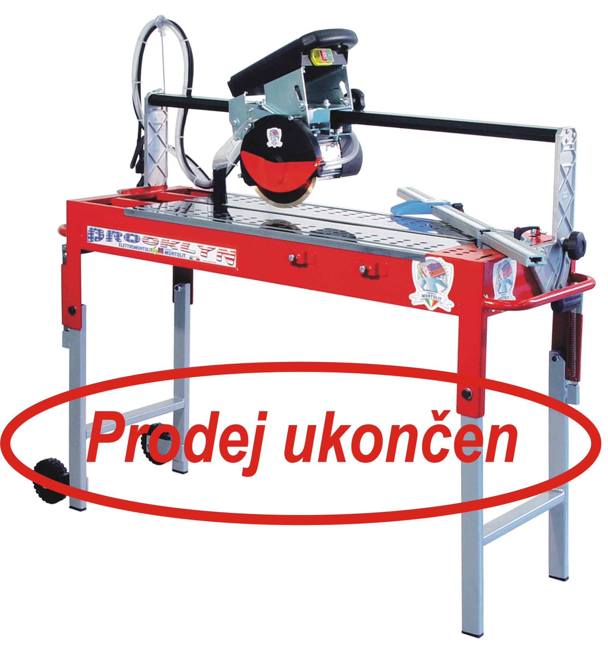 BROOKLYN 984EV, elektrická pila na obklady, dlažbu a kámen vodou chlazená