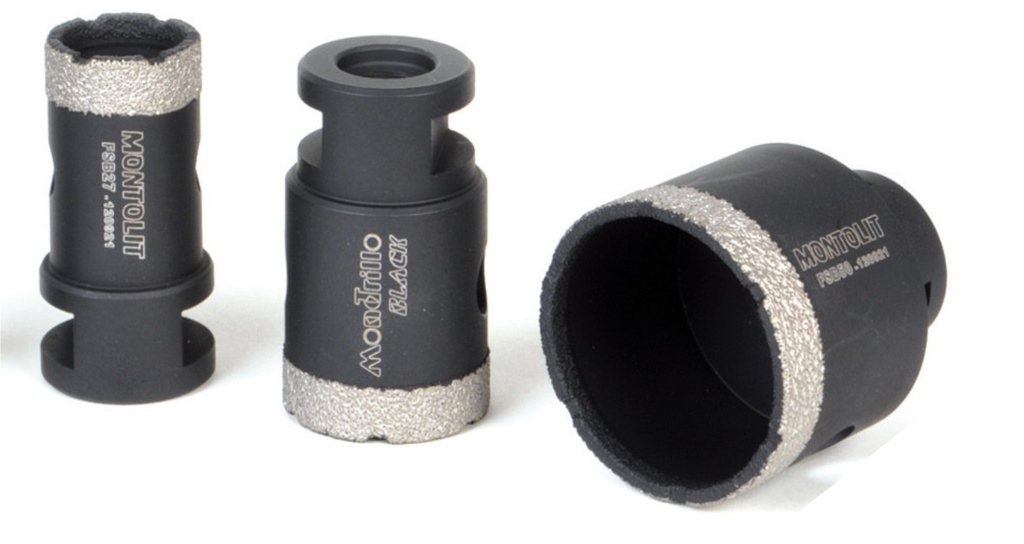 FSBKIT, sada 3 diamantových korunek na vrtání tvrdé keramiky, kamene