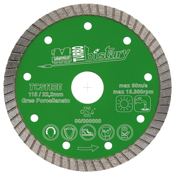 TCS115E Turbo,diamantový kotouč na jemnou a tvrdou keramiku