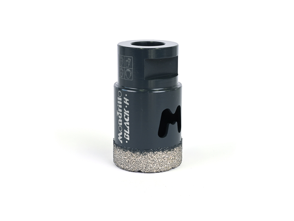 FSBH35 Mondrillo Black, diamantová korunka na vrtání děr za sucha i mokra do tvrdé keramiky, slinuté dlažby, žuly, mramoru